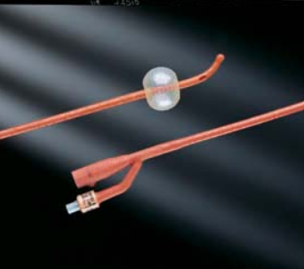 Bardex® I.C. Infection Control 2-Way Foley Coude Catheter, Silver Hydrogel Coated, 18Fr 5cc Balloon Capacity - FCSC5CCC18