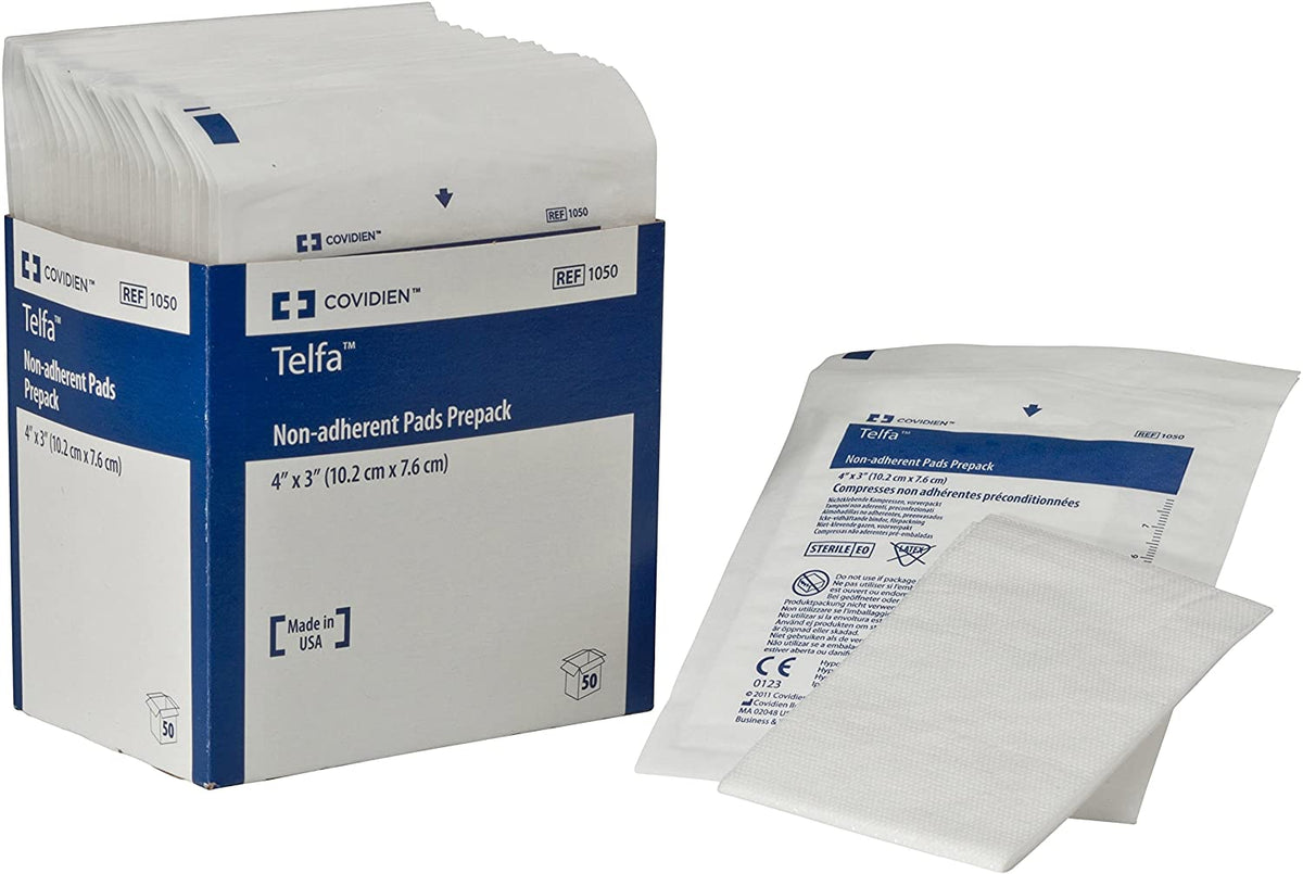 Non-Adherent Dressing Telfa™ Ouchless 3 X 4 Inch Sterile (Bx/50) - NAD34100