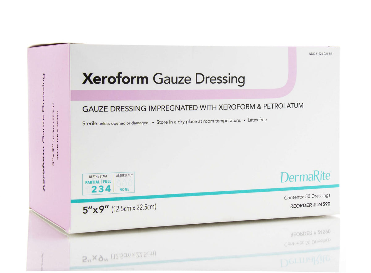 Xeroform Petrolatum 5”x9” Sterile (Box of 50) - XPG5950