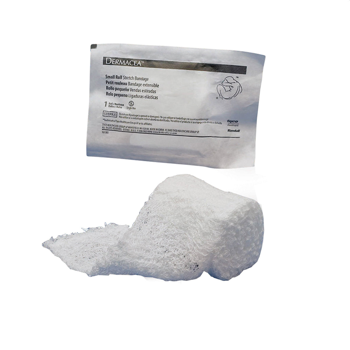 Fluff Bandage Roll Dermacea™ 2-1/4 Inch X 3 Yard 6-Ply Sterile - Each