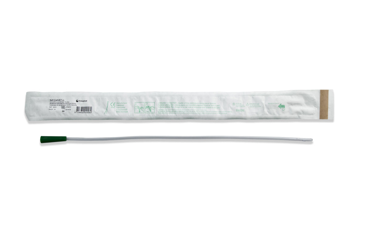 Urethral Catheter Self-Cath® Plus Straight Tip Hydrophilic Coated PVC 16 Fr. 16 Inch (Box of 30) - 4416