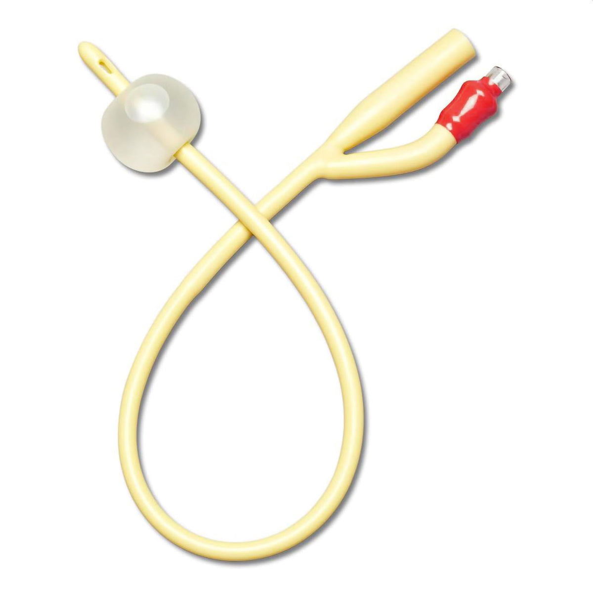 Foley Catheter Medline 2-Way 10 cc Balloon 18 Fr. Silicone Coated Latex - Each