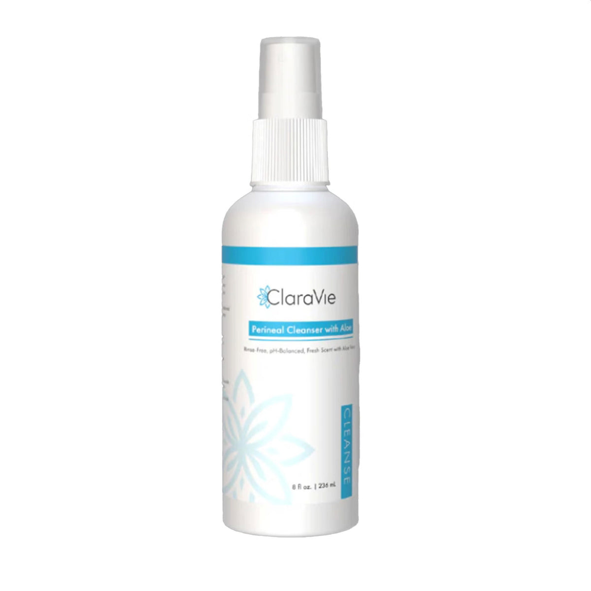 Perineal Wash Rinse Free ClaraVie Liquid 8 oz. Pump Bottle Fresh Scent - Each - PKWA8OZEACH