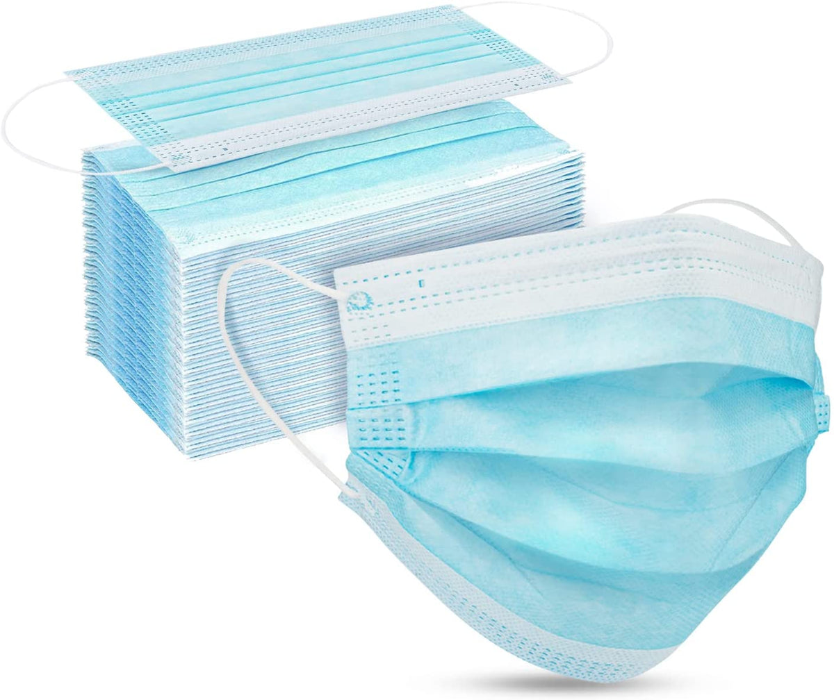 Disposable 3-Ply Face Mask (Bag/50) - PPEDFM50