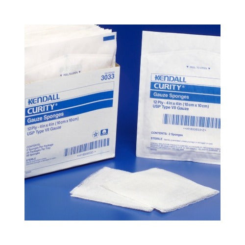 Curity Gauze 12-Ply 4 X 4"- Tr/10 - S4401