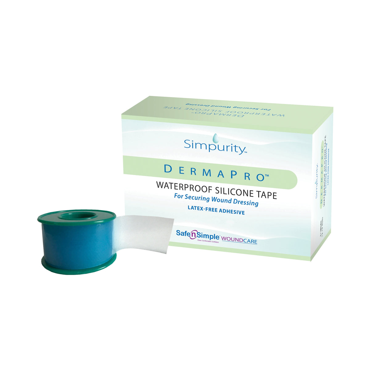 Waterproof Silicone Tape DermaPro™ White 2 Inch X 5 Yard NonSterile- Each - SNS57232