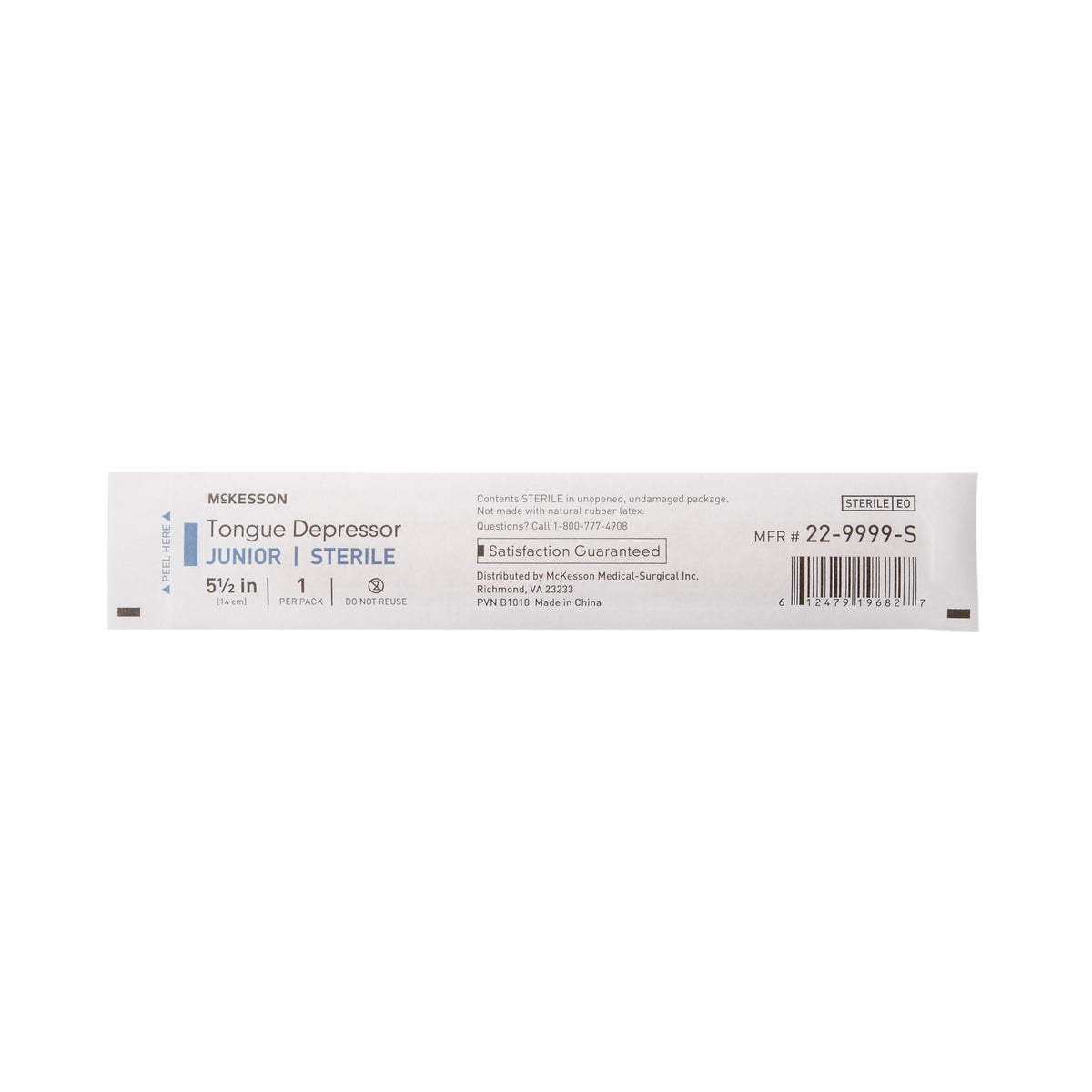 Sterile Tongue Depressor- 6” - EACH - STD1001