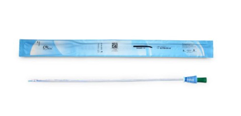 Ultra® Coude Tip 14 Fr Lubricated PVC 14 Fr. 16 Inch Intermittent Catheter- Each - ULTRAM14C