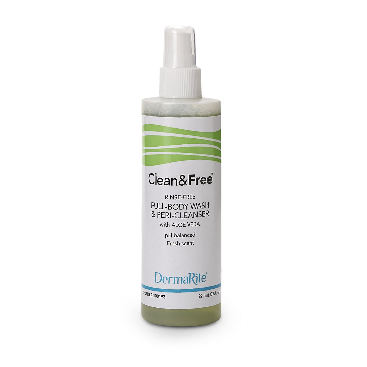 Rinse-Free Shampoo and Body Wash Clean & Free® 7.5 oz. Pump Bottle Scented - RFBW8OZ