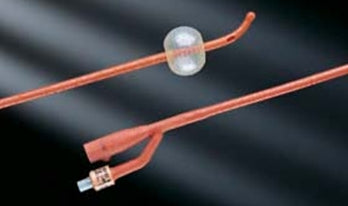Bardex® I.C. Infection Control 2-Way Foley Coude Catheter, Silver Hydrogel Coated, 16Fr, 5cc Balloon Capacity - FCSCC5CC16
