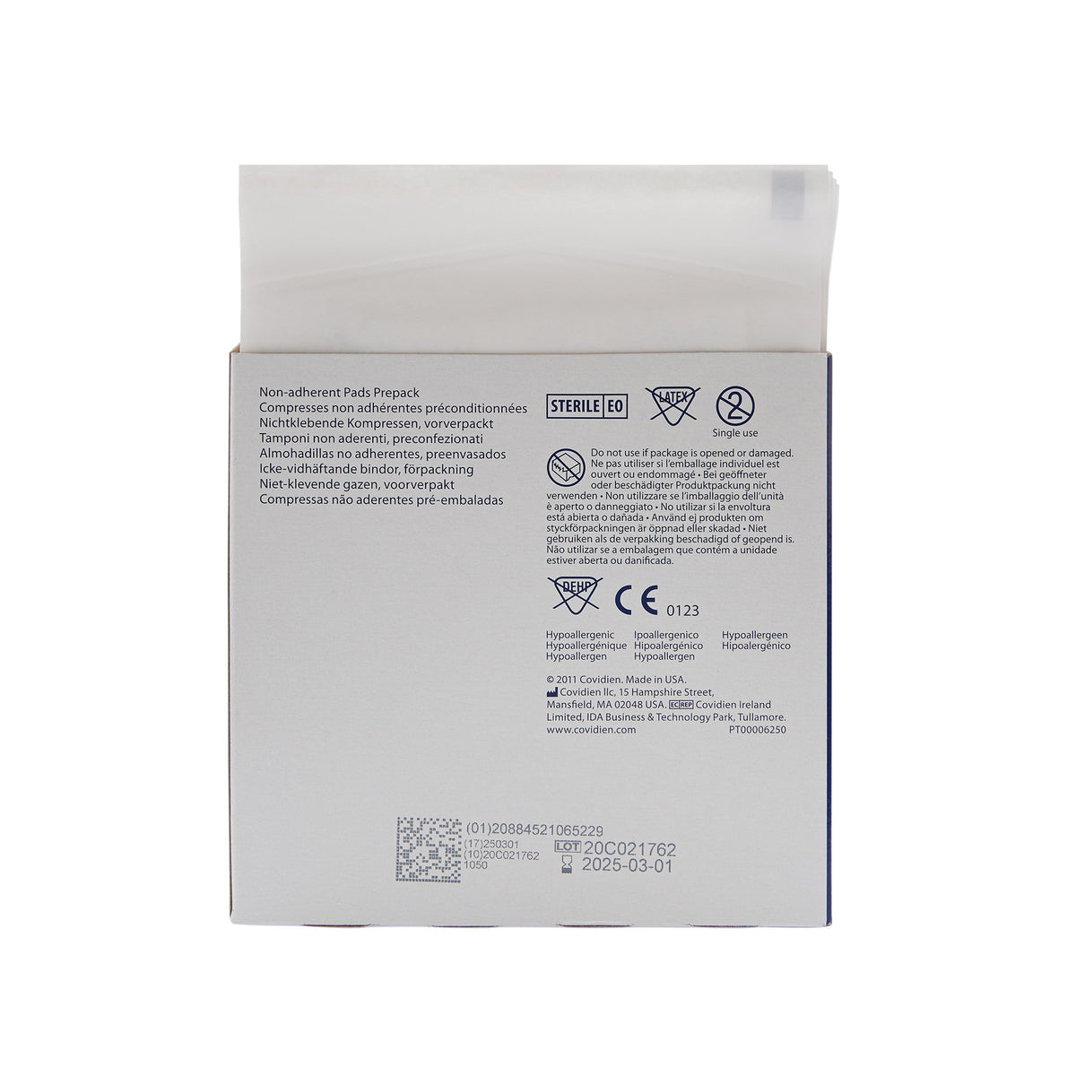 Telfa Ouchless Non-Adherent Dressing 3 X 4 Inch (Box Of 50) - alternate view 2 - TELFA1050