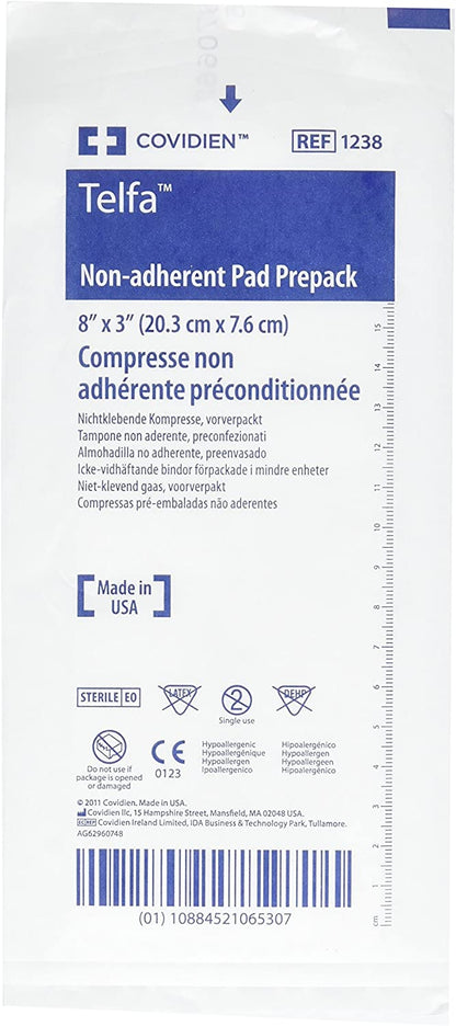Non-Adherent Dressing Telfa™ Ouchless 3 X 8 Inch Sterile (Box of 50) - alternate view 2 - TELFA1238