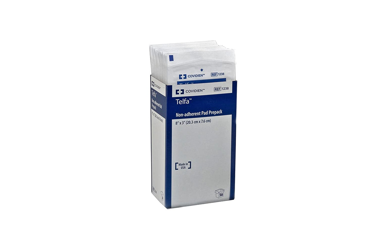 Non-Adherent Dressing Telfa™ Ouchless 3 X 8 Inch Sterile (Box of 50) - TELFA1238