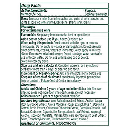 Biofreeze® Professional 5% Menthol 3 Oz Roll-On Bottle - alternate view 2 - BFROLL3OZ