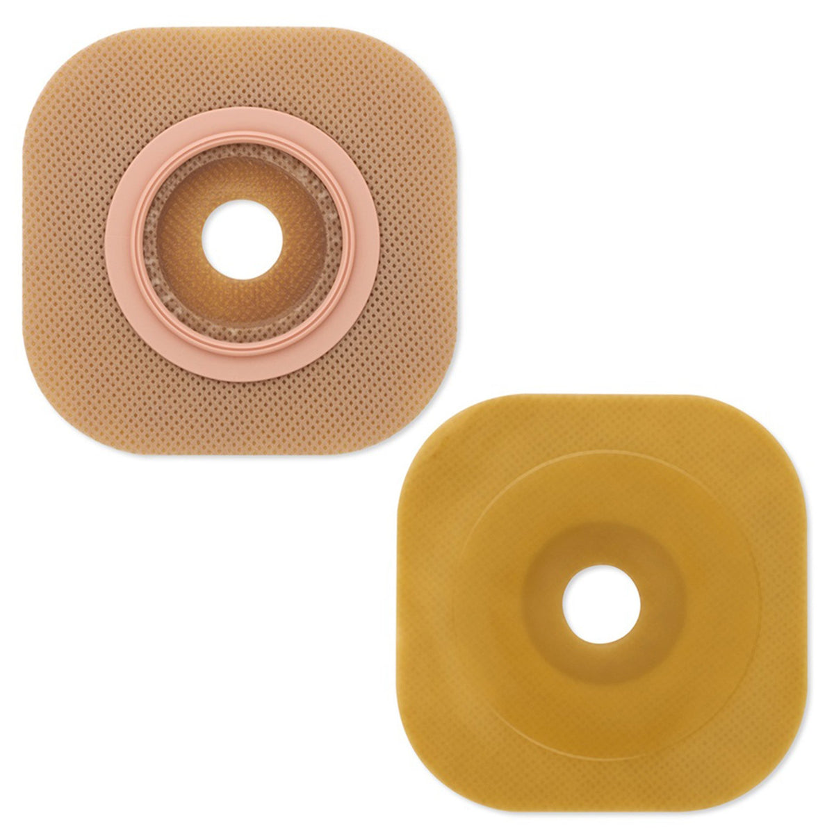 Ostomy Barrier New Image™ Flextend™ Precut, Extended Wear Adhesive Tape 57 mm Flange Red Code System 1-1/2 Inch Opening (Bx/5) - OST14908