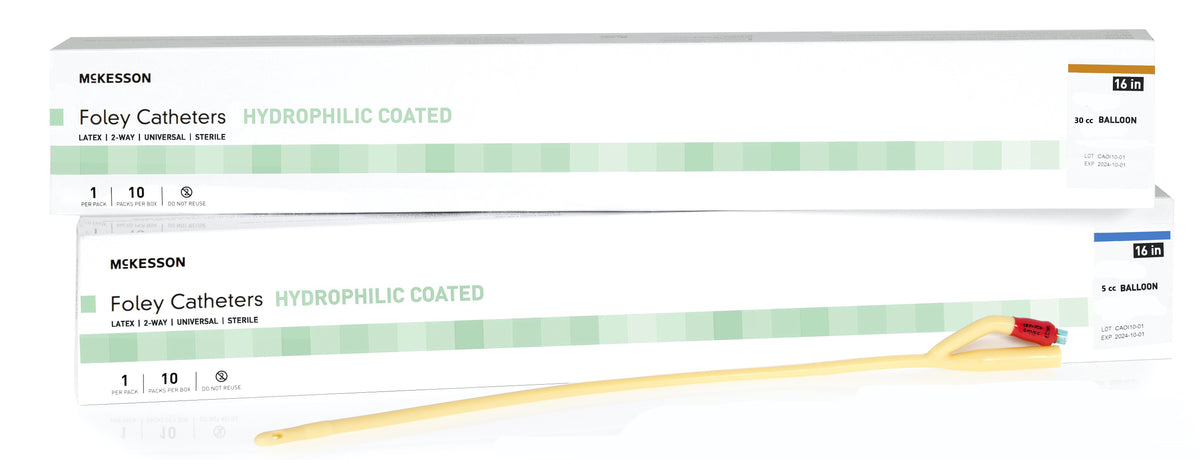 Coude Catheter- Foley- 5 CC-14 Fr - Each - FCC5CC14