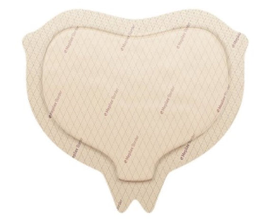 Mepilex Sacrum 6.3x7.9 Inch Border Silicone Foam Dressing (Case of 50) - MLS50