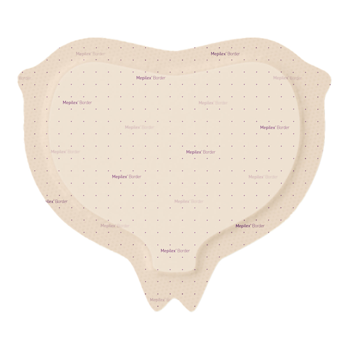 Foam Dressing Mepilex® Border Sacrum 9-1/5 X 9-1/5 Inch With Border Film Backing Silicone Adhesive Sacral Sterile/ Mepilex Sacrum 8.7" x 9.8"- Each - alternate view 3 - MLS02
