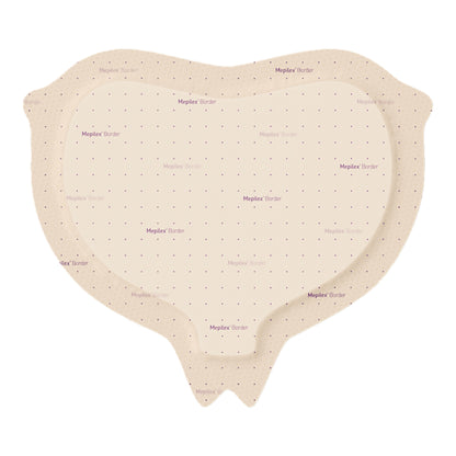 Foam Dressing Mepilex® Border Sacrum 9-1/5 X 9-1/5 Inch With Border Film Backing Silicone Adhesive Sacral Sterile/ Mepilex Sacrum 8.7" x 9.8"- Each - alternate view 3 - MLS02