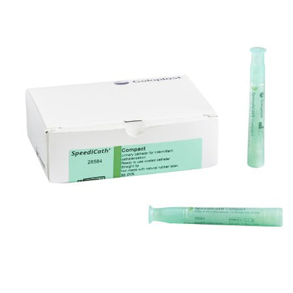 Coloplast Speedicath® Compact Female Intermittent Catheter, Straight, Lubricated, Sterile, PVC, 14Fr, 2.75" L - Each - alternate view 2 - 28584