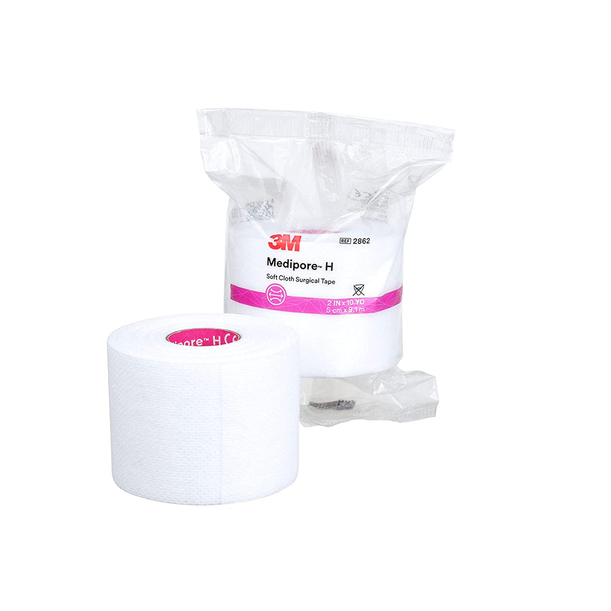 Medipore Soft Cloth 2862 Hypoallergic 2 Inch X 10 Yard Soft Cloth - Each - MP21001