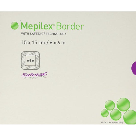 Mepilex Border Flex 6x6 Inch Silicone Foam Dressing (Box of 5) - ML6600