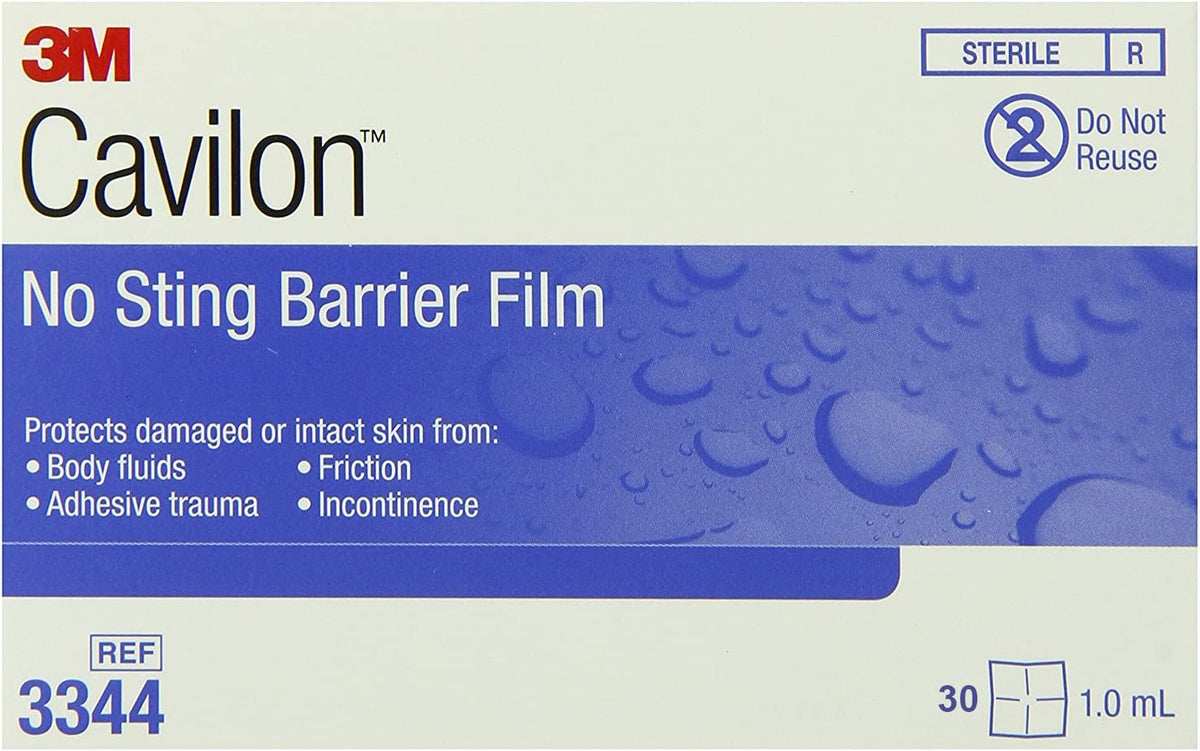 3M Cavilon Skin Barrier No Sting 35 to 65% Strength Wipe (Box of 30) - OST3344