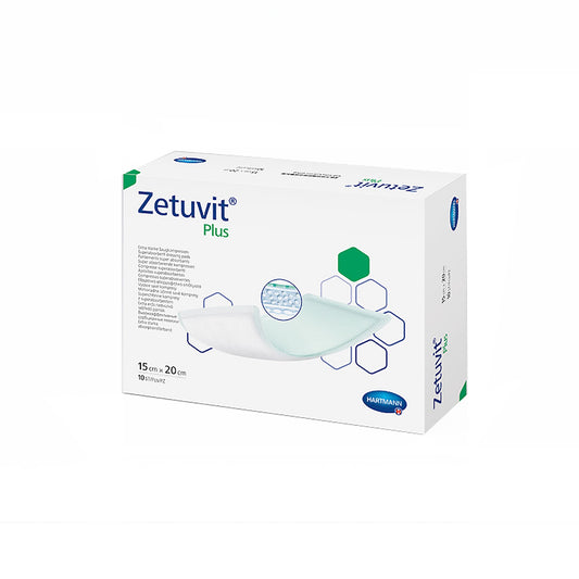 Zetuvit® Plus Super Absorbent Dressing 6 X 8 Inch Rectangle (Box of 10) - ZETUPLUS6810