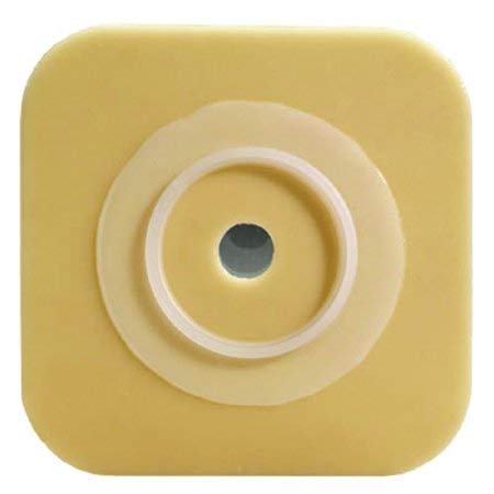ConvaTec SUR-FIT® Natura® Durahesive® Skin Barrier, Up to 2-1/4" Cut-to-Fit, 2-3/4" Flange,Tape Collar, 5" x 5" (Bx/10) - OST413163