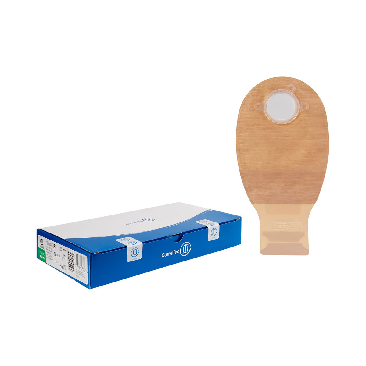 Ostomy Pouch Natura® + Two-Piece System 12 Inch Length Drainable (Bx/10) - OST416416