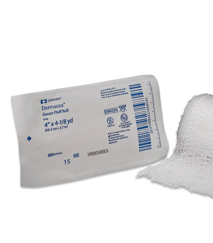 Kerlix type Generic Roll Kendall 4” x 4.1 Yards 6-Ply Sterile - Each - SKGKND