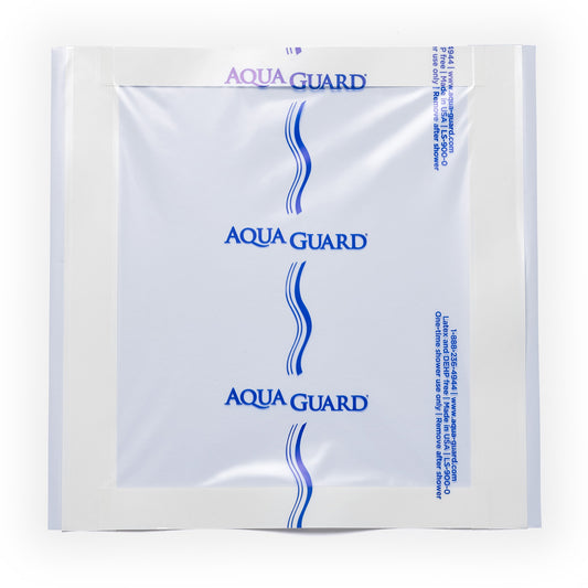 Wound Protector AquaGuard® Shower Sheet Cover 9 X 9 Inch (Pk/5) - 50015-RPK