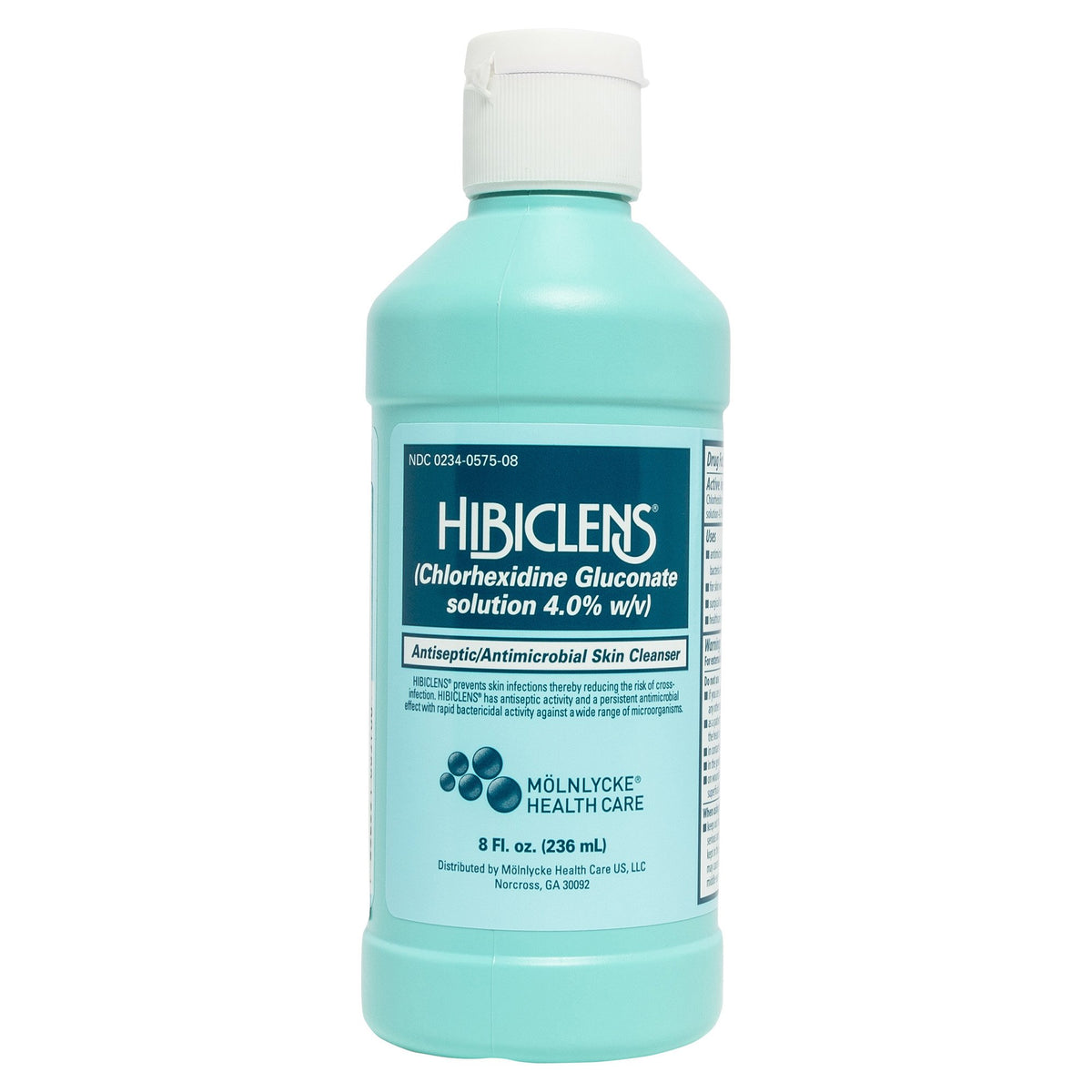 Antiseptic / Antimicrobial Skin Cleanser Hibiclens® 8 oz. Bottle 4% Strength CHG (Chlorhexidine Gluconate) NonSterile - Each - OY57508