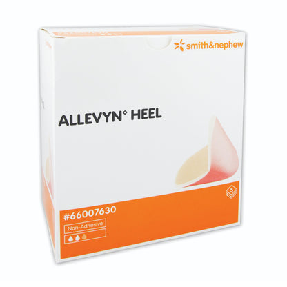 Allevyn Heel 4-1/2 X 5-1/2 Inch Without Border Film Backing Nonadhesive Heel Sterile (Box of 5) - alternate view 2 - ALLHEELNAD5