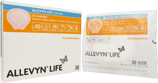 Allevyn Life Sacrum Sterile 8.5"x9" - Each Dressing 66801307 - ALLSC859