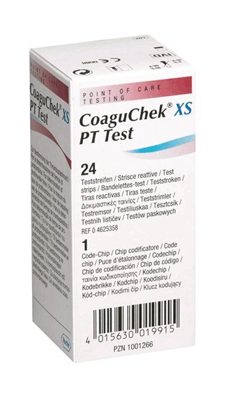 Coagulation Test Strip CoaguChek® XS (Vial of 24) - PTINRSTRIPS24