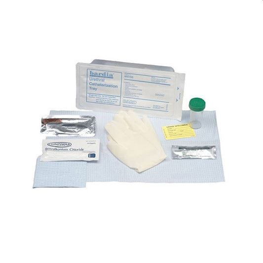 Bardia Foley Insertion Tray 802110 with BZK Swab- Each