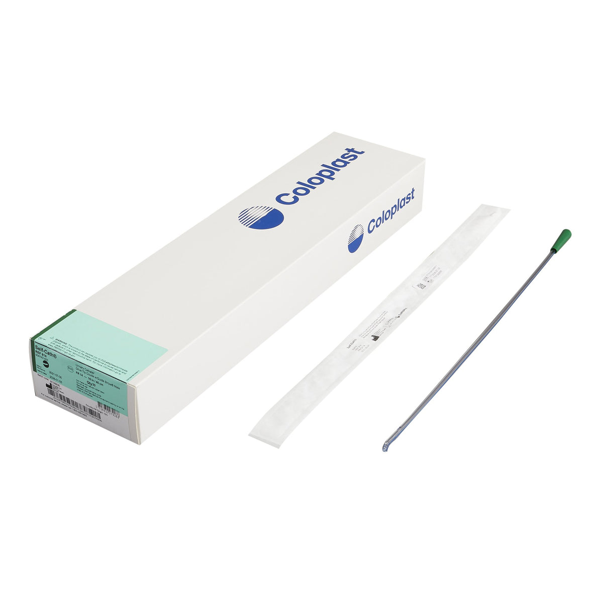 Urethral Catheter Self-Cath® Coude Olive Tip Uncoated PVC 14 Fr. 16 Inch (30/BX) - alternate view 2 - 814