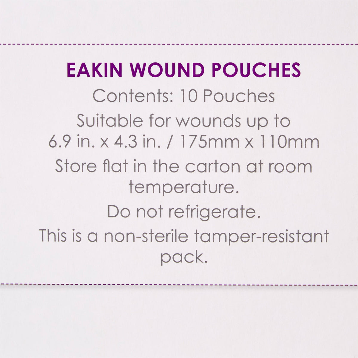 Fistula / Wound Drainage Pouch Eakin® (Cs/10) - alternate view 2 - OST839262