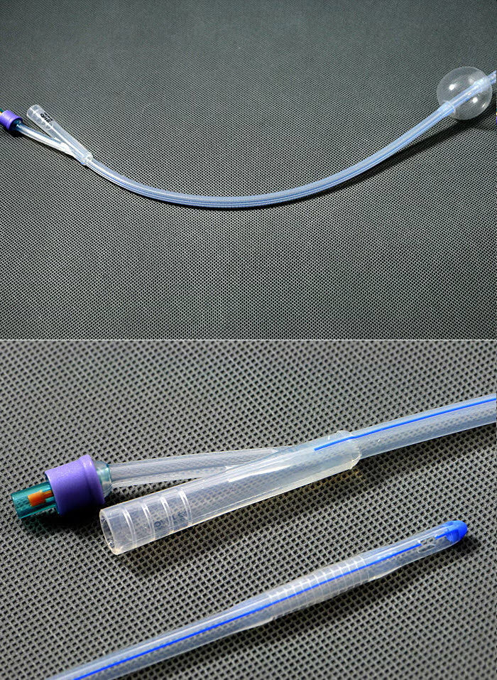 100% Silicone Foley 2-Way Standard Tip  14 Fr 10CC - Each - AS41014S