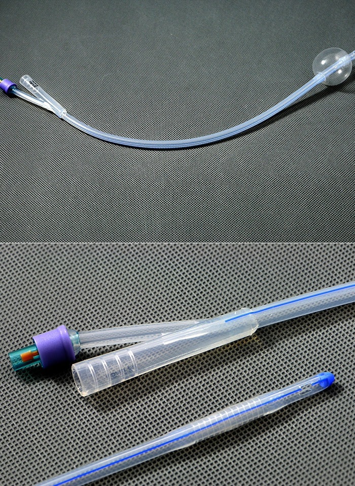 100% Silicone Foley 2-Way 5 CC 18 Fr - Each - AS41018S