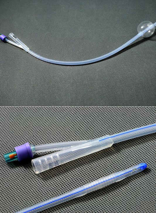 100% Silicone Foley 2-Way 5 CC 18 Fr - Each - AS41018S
