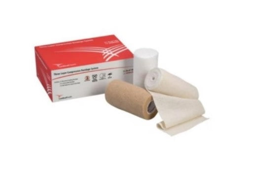 Cardinal Health™ Three-Layer Compression Bandage System, 10cm x 3.5cm - Each - CAHMLCB3