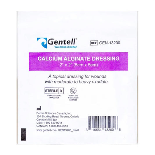 Calcium Alginate Dressing 2x2 Inch (Box of 10)
