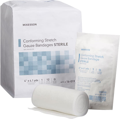 Conforming Stretch Bandage Sterile-4" (Bg/12) - CSB41
