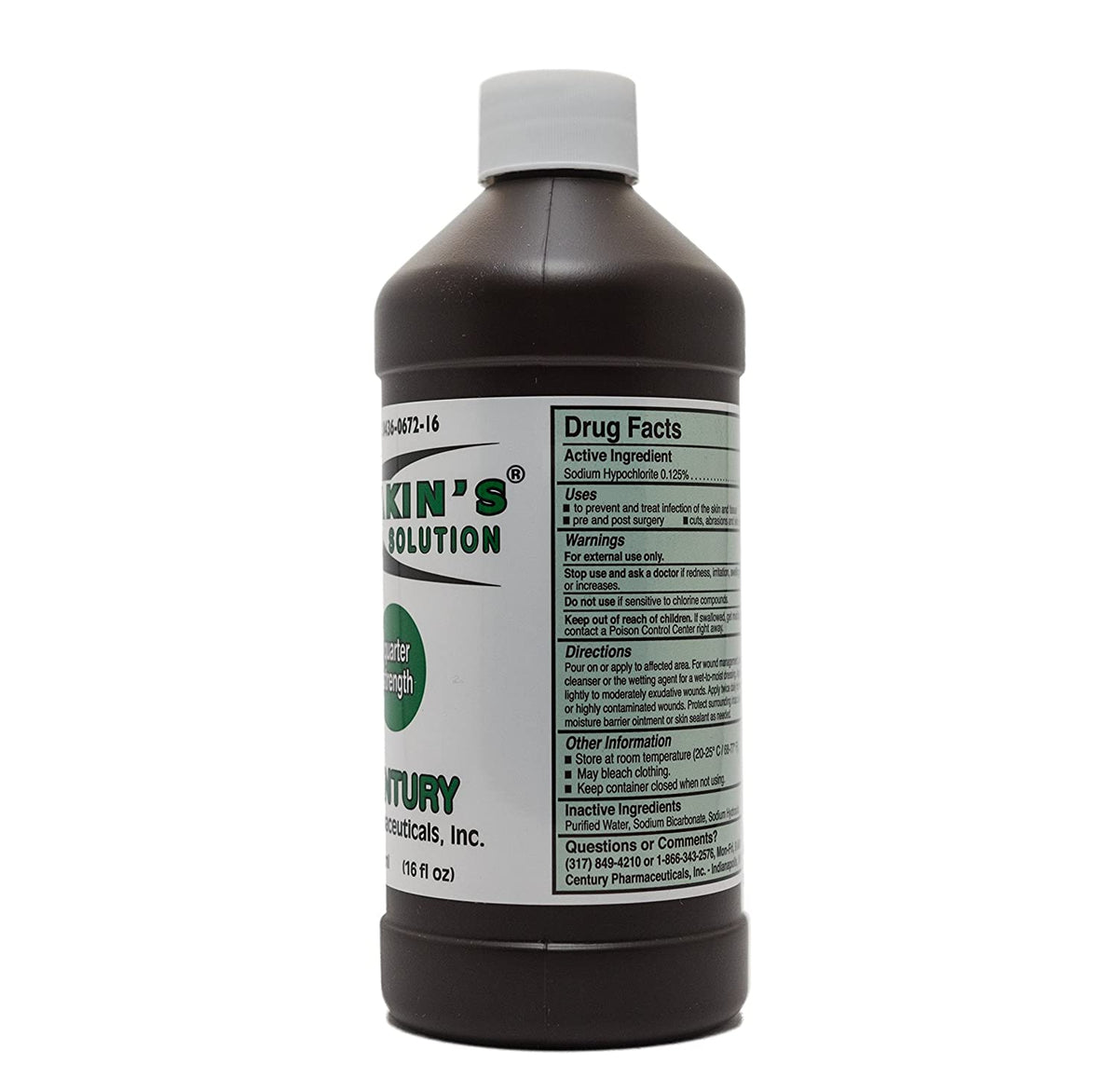 Dakin's Solution 16 Oz Quarter Strength - alternate view 2 - DAK1603