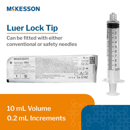 10 CC Syringe Luer Lock Tip Without Safety General- Box of 100 - alternate view 2 - FC10CC100