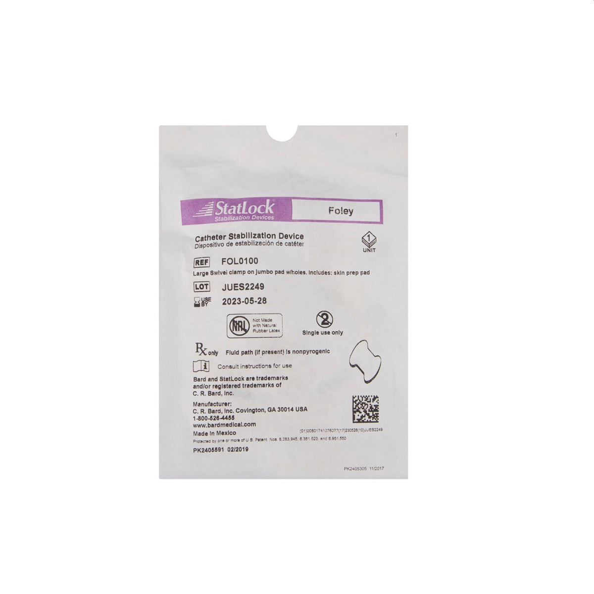 Foley Statlock FOL0100- Each