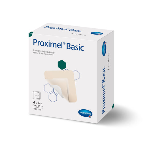 Silicone Foam Dressing 4x4 (Bx/10) - GENSLFB4410
