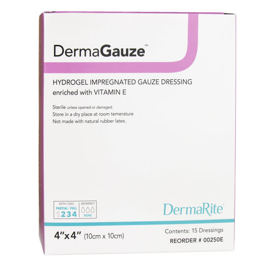 Hydrogel Impregnated Gauze 4x4 (Bx/15) - HDRG4415